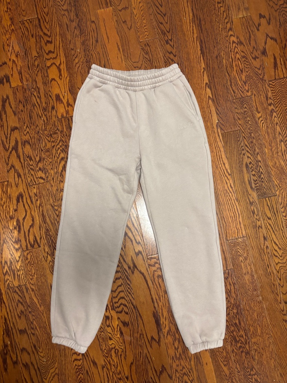 Comfrt Cream Joggers Size: Medium